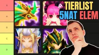 QUELS SONT LES MEILLEURS 5 NAT ÉLÉMENTAIRES ? (Summoners war)