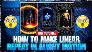 MAKE THIS TRENDING LINEAR REPEAT EFFECT IN ALIGHT MOTION 🤩 | ALIGHT MOTION TUTORIAL 🤭 | 