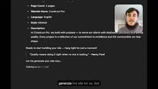 Modulify - Prompt to Site with AI (Chat GPT Version)