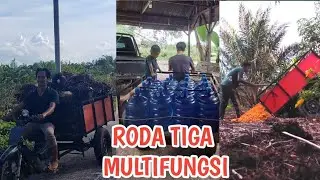 Sepeda motor roda tiga multifungsi