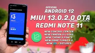Redmi Note 11 Android 12 Stable Update Rollout MIUI 13.0.4.0.SGCMIXM