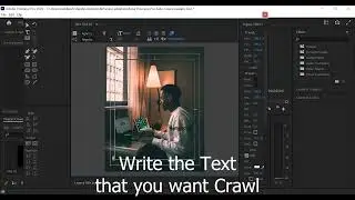 How Crawling text is Created in Adobe Premiere Pro