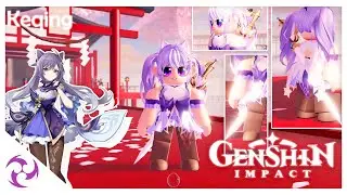 Roblox Keqing Cosplay: Genshin Impact Cosplay on Roblox