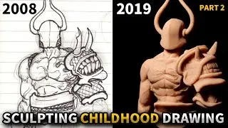 Sculpting Childhood Drawing part. 2 | 어린시절 그림으로 피규어 만들기 part. 2