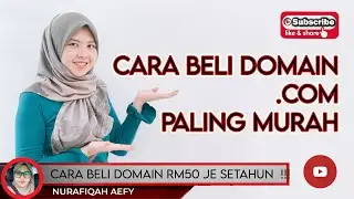 Cara Beli Domain .COM Paling Mudah & Murah