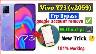 Vivo y73 frp bypass || google account remove || vivo y73 frp bypass android 13 || without pc 💯