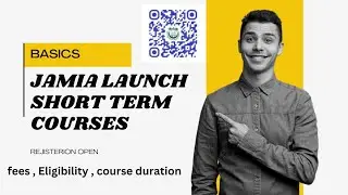 Jamia Launch Short term Courses ,last date #jmi #engineeringdegree