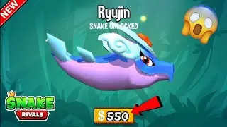Snake Rivals : NEW SNAKE UNLOCKED Ryujin 🐊