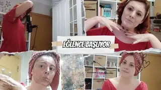 KINA GECESİNE  HAZIRLANIYORUM #kınagecesi #düğün #hair #makeup