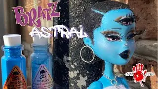 Bratz Re-design using Makeup A Murder Poison Pigments (Doll Ooak Repaint)