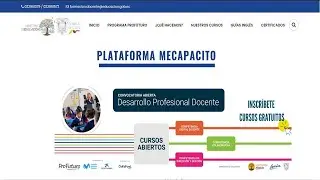 Cómo registrarse en los cursos de la plataforma Mecapacito del Mineduc.