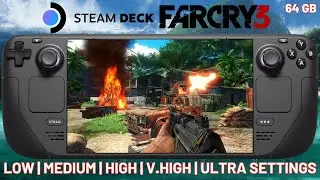 Far Cry 3 Steam Deck (64GB) Gameplay | All Settings Tested
