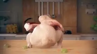 Twerk yapan tavuğun sonu fırın oldu😀