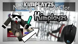 Making a Fan-art for Kimplayzs using only a Mouse || KhailYT