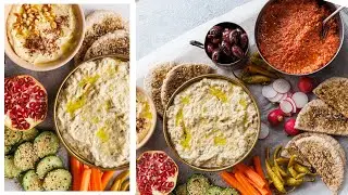 Mezze Platter - MIDDLE EASTERN FEAST - vegan