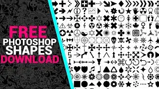 How to Add Extra Shapes In Photoshop | Add Custom Shapes and Icons Photoshop Tutorials Shape