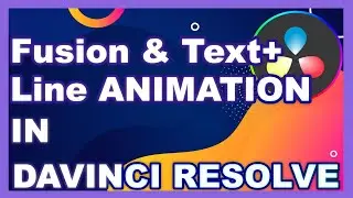 Line Drawings with Davinci Resolve - What You've Been Missing!