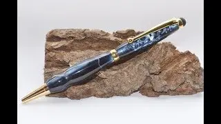 dis-assembling a slimline pen kit