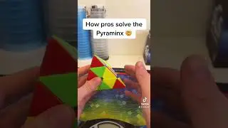 How Pros solve the Pyramid Rubik’s Cube! 😱 