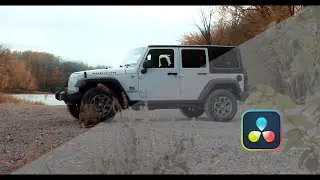 HOW I COLORED MY JEEP RUBICON  IN DAVINCI RESOLVEE-  EP 1