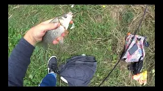 Pescuit la pluta pe un parau micut 😄