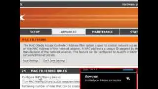 Block devices in wifi router via mac address | MAC Filtering - thewayur