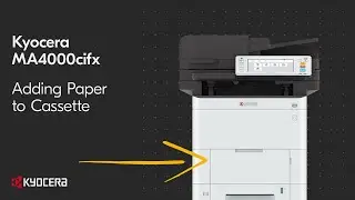 Kyocera MA4000cifx Adding Paper to Cassette