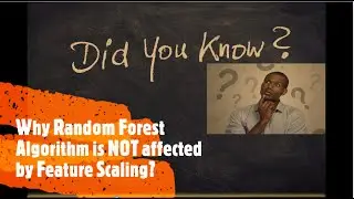 Why Random Forest Algorithm is NOT affected by Feature Scaling | Interview Question #Shorts