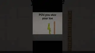 you stuv your toe #melonplaygraund