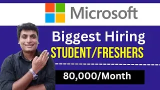 Microsoft Biggest Internship For Students & Freshers Off Campus 2023-2026 Batch