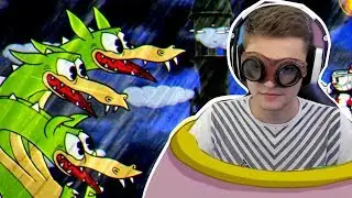 Угарный монтаж и жесткие боссы! Эпичное возвращение! Cuphead [4]