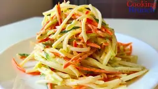 Замечательный витаминный салат, для всей семьи. Вкусный и простой рецепт!