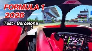 Formula 1 tests Barcelona 2026 (crash)