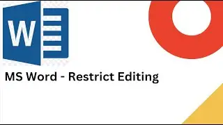 MS Word - Restrict Editing