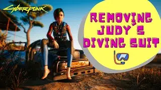 Cyberpunk 2077 - Removing Judy's Neoprene Diving Suit (Easy Way)