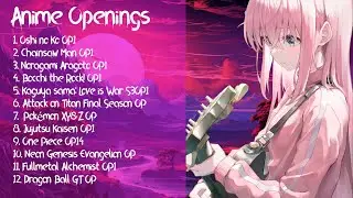 🎶 Relaxing Chill Acoustic Guitar Anime Openings 🎶