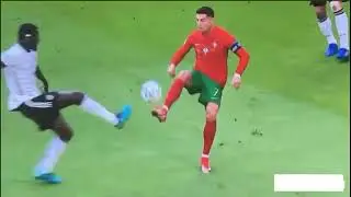 Cristiano Ronaldo baptise et dribble rudiger Portugal vs Allemagne