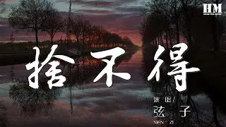 弦子 - 捨不得『我捨不得 可是時間回不去了』【動態歌詞Lyrics】