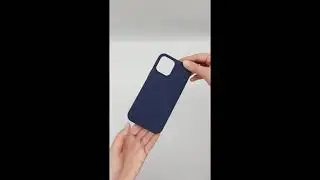Силиконовый чехол для iPhone 12 Pro Max тёмно-синий
