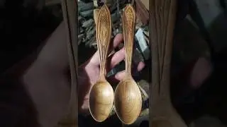 Spoons made of wood