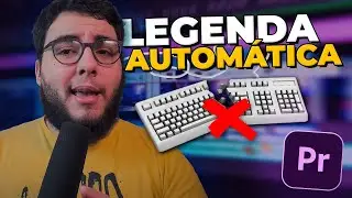 Como fazer LEGENDAS AUTOMÁTICAS no ADOBE PREMIERE 2023 | Muito fácil e rápido!