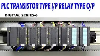 PLC TRANSISTOR TYPE INPUT & RELAY TYPE OUTPUT