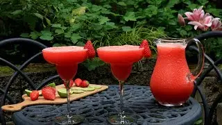 Margaritas de fresa o frutilla  - Recetas de Laylita