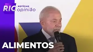 Presidente Lula diz que alimentos estão caros no Brasil e tem, como prioridade, a redução do preço