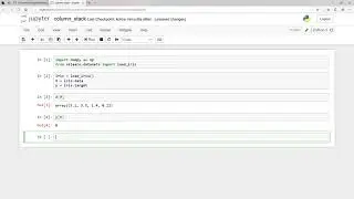 numpy column_stack
