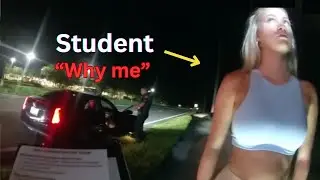 Bodycam:  Underage College Student Arrested for Drunk Driving