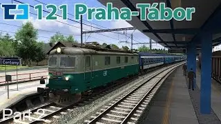 ČD 123 Čerčany to Senohraby (Praha-Tábor) TS2016 [60fps]