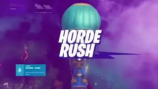 Fortnite HORDE RUSH Gameplay (200k+ POINTS)