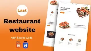 Final | Restaurant's Website 001 - HTML & CSS  || Login Page | Frontend project