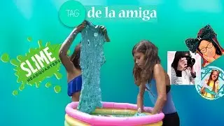 TAG DE LA AMIGA/MINI ALBERCA DE SLIME/COLABORACION